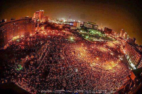 Demonstration against Islamism and Muslim Brotherhood in Cairo, Egypt