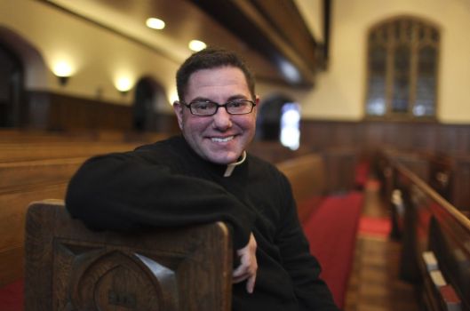 Shannon Kearns was recently ordained in the North American Old Catholic Church, a small liberal denomination that follows some of the practices of the Roman Catholic Church, but is not connected with it. (Photo: David Joles/Minneapolis Star Tribune)