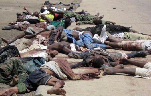 Victims of Boko Haram Violence in Maiduguri, northern Nigeria