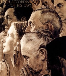 Norman Rockwell Religious Freedom